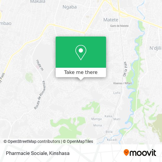 Pharmacie Sociale map