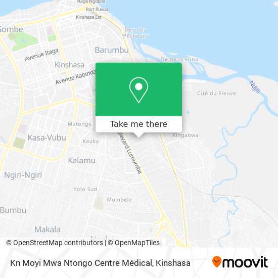 Kn Moyi Mwa Ntongo Centre Médical map