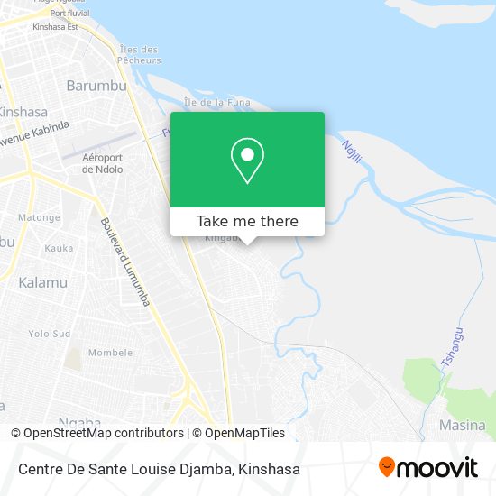 Centre De Sante Louise Djamba map