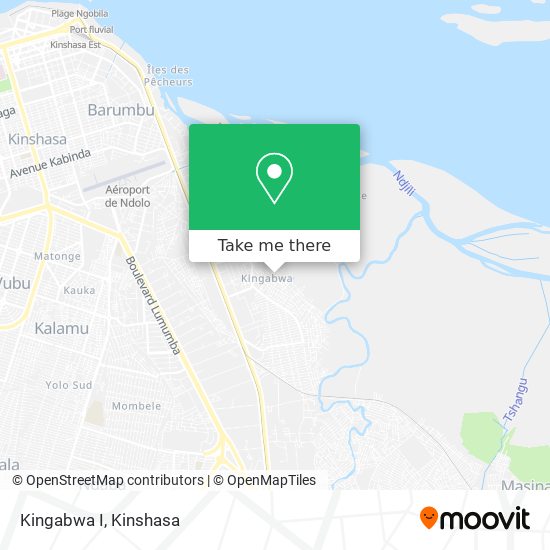 Kingabwa I map
