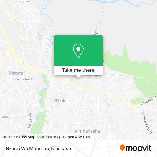 Nzunzi Wa Mbombo map