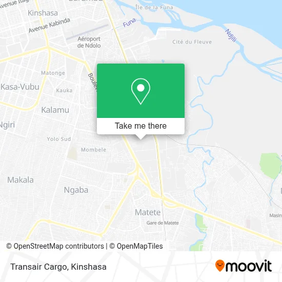 Transair Cargo map