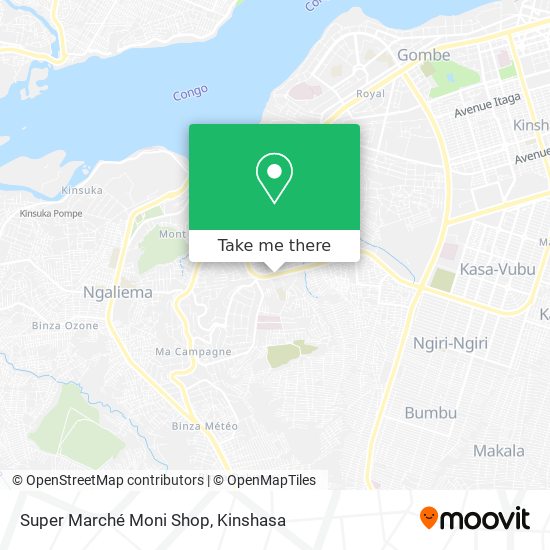 Super Marché Moni Shop map