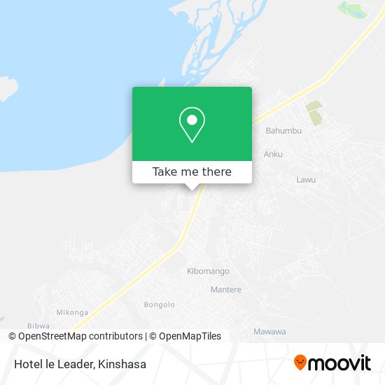 Hotel le Leader map