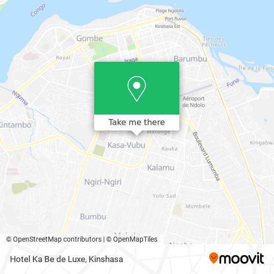 Hotel Ka Be de Luxe map