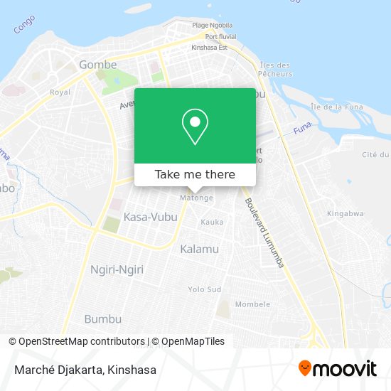 Marché Djakarta map