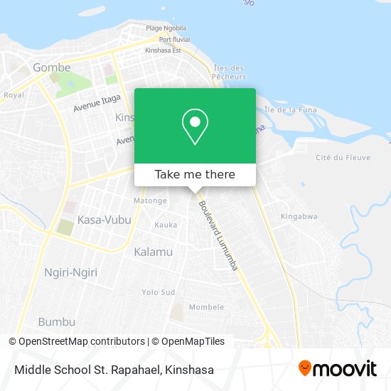Middle School St. Rapahael map