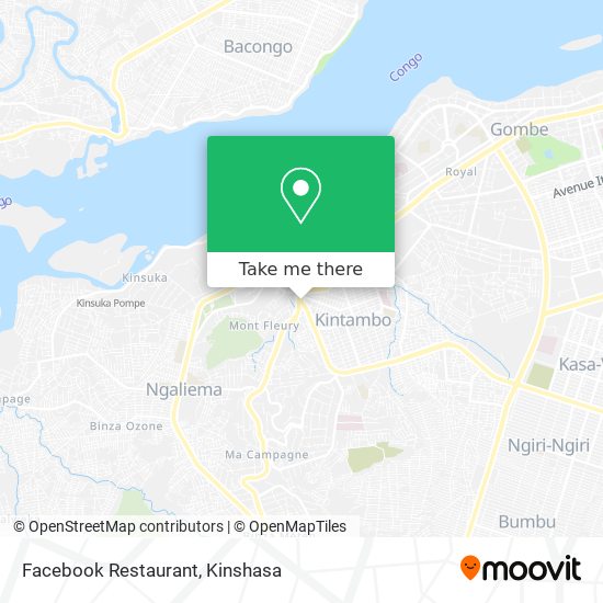Facebook Restaurant map