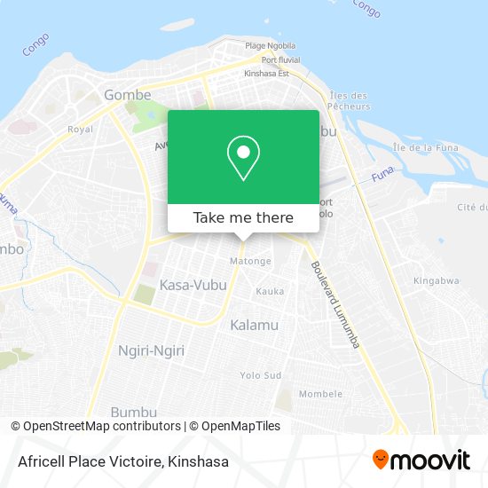 Africell Place Victoire map