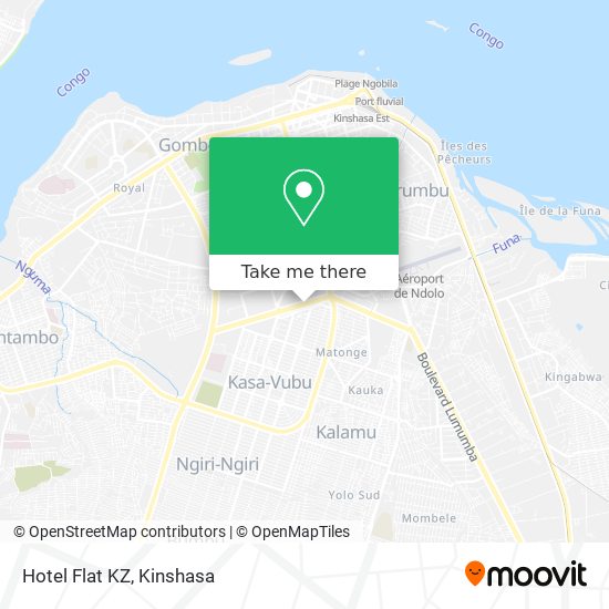 Hotel Flat KZ map