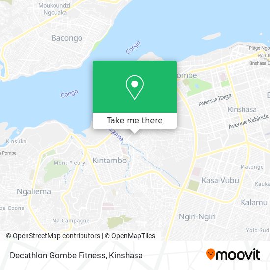 Decathlon Gombe Fitness map