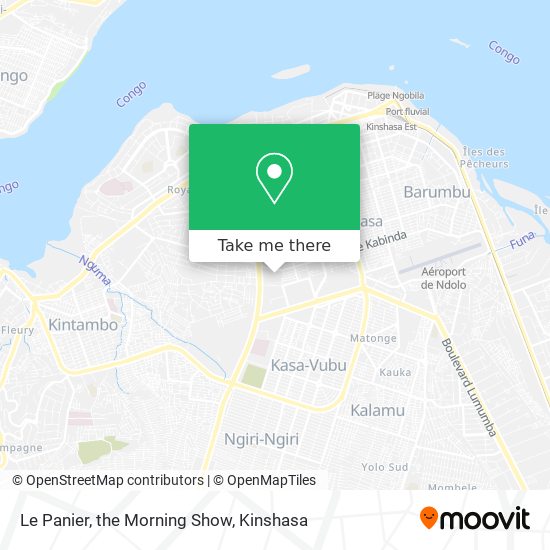 Le Panier, the Morning Show map