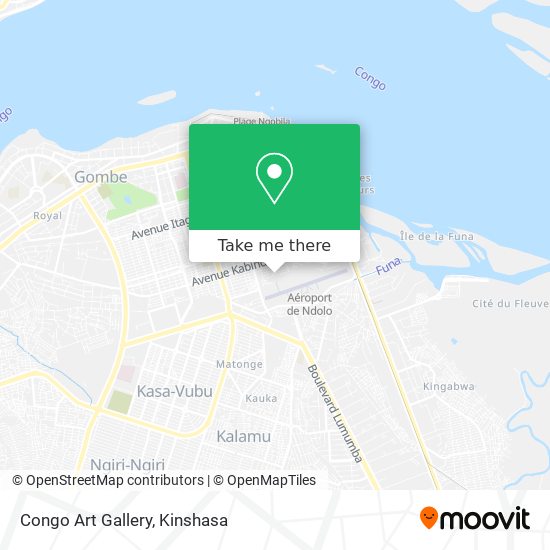 Congo Art Gallery map