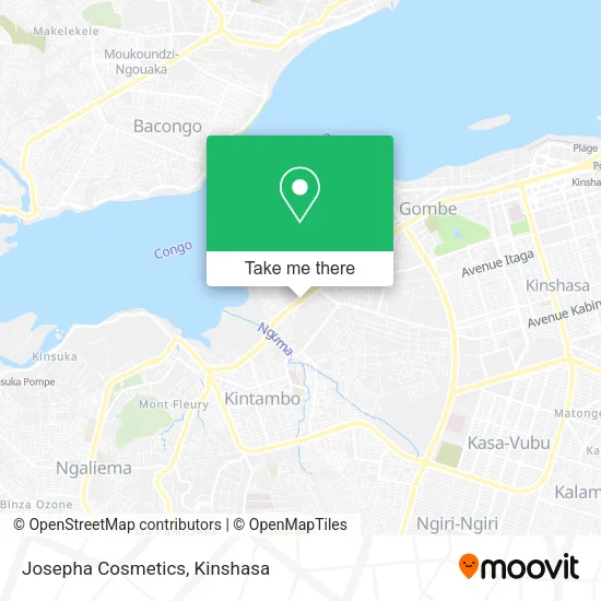 Josepha Cosmetics map