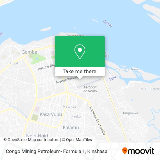 Congo Mining Petroleum- Formula 1 map