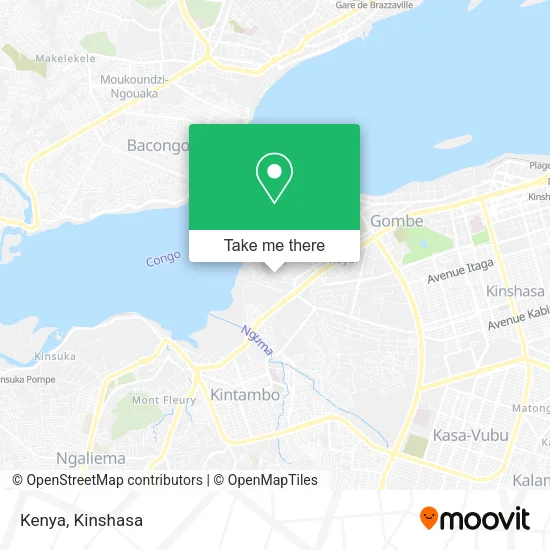 Kenya map