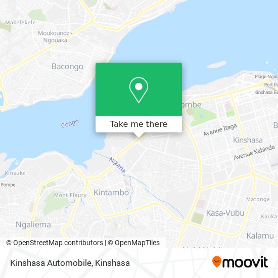 Kinshasa Automobile map