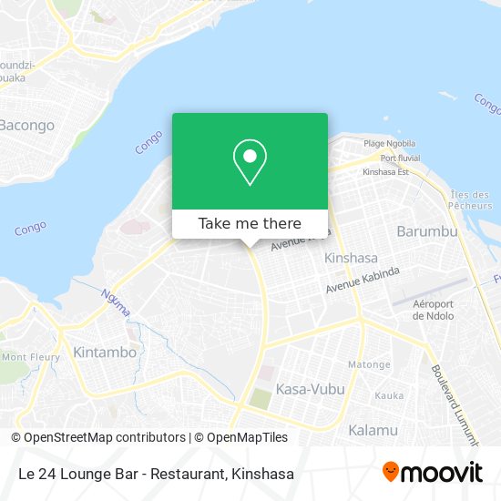 Le 24 Lounge Bar - Restaurant map