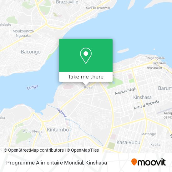 Programme Alimentaire Mondial map