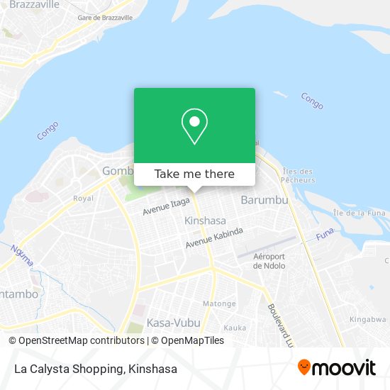 La Calysta Shopping map