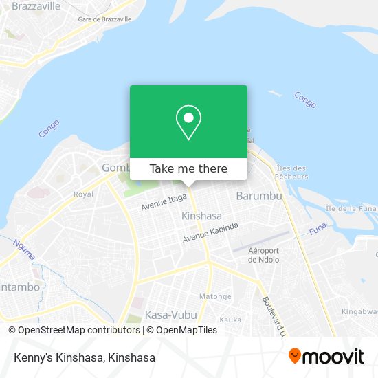 Kenny's Kinshasa map