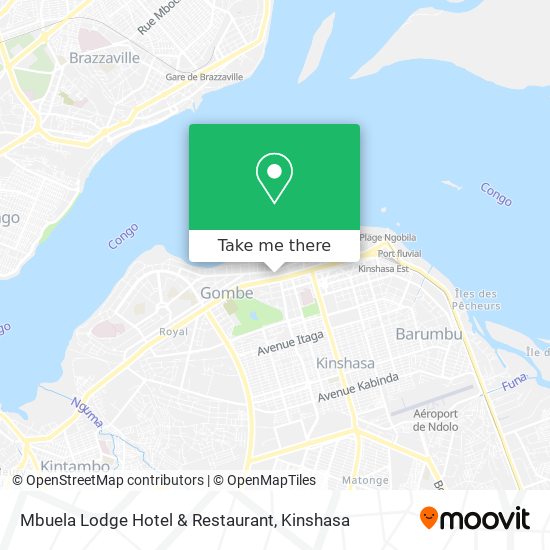 Mbuela Lodge Hotel & Restaurant map
