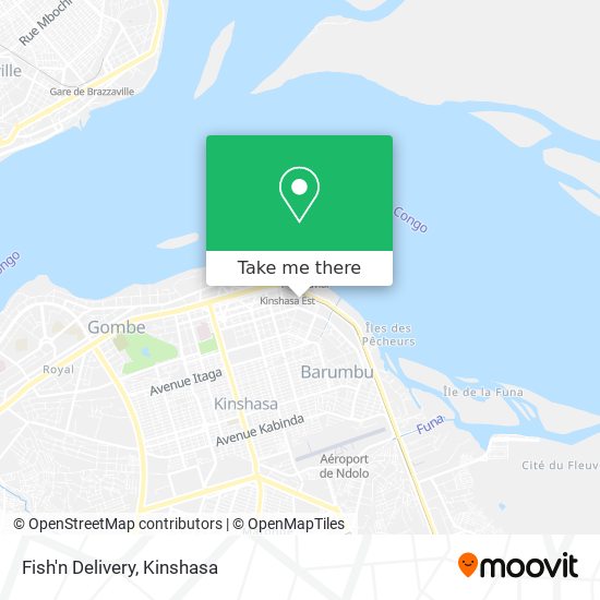 Fish'n Delivery map