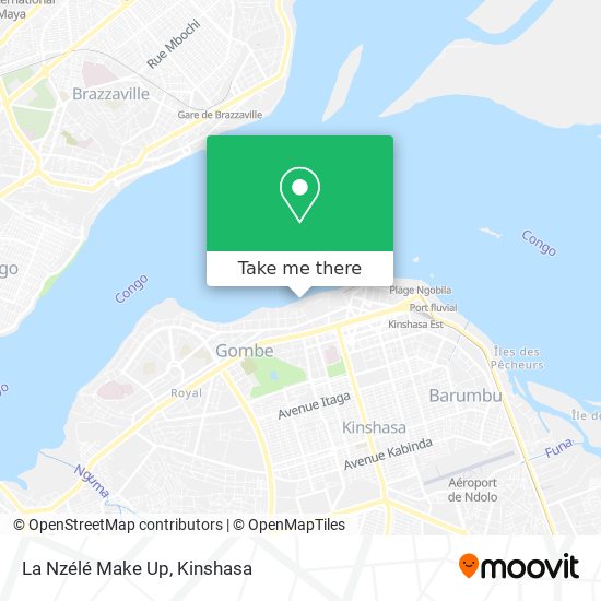 La Nzélé Make Up map