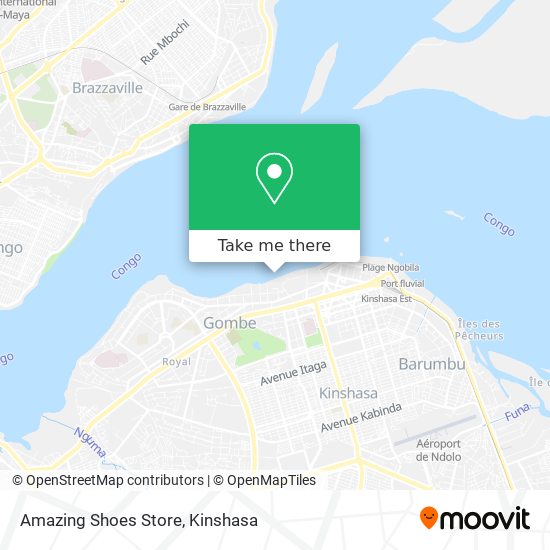 Amazing Shoes Store map