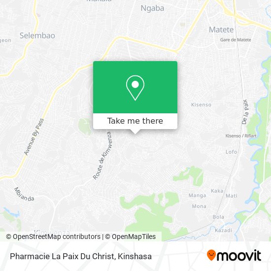 Pharmacie La Paix Du Christ map