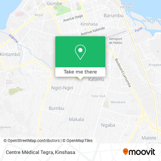 Centre Médical Tegra map