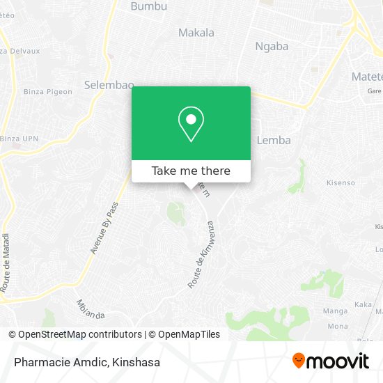 Pharmacie Amdic map