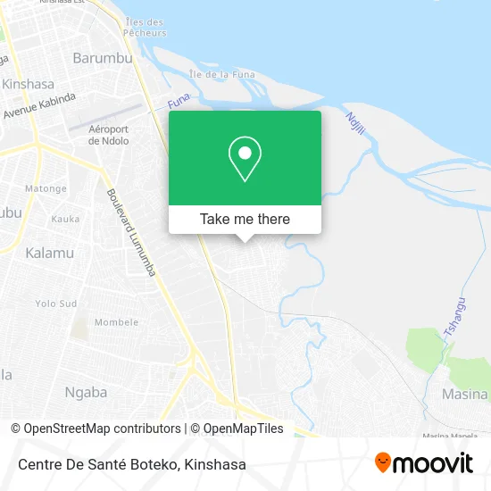 Centre De Santé Boteko map