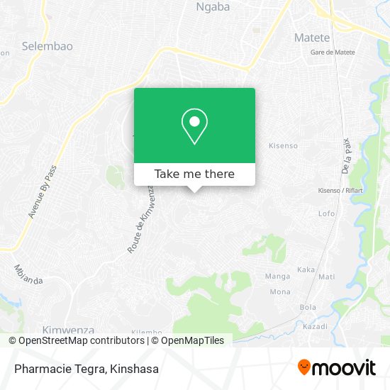 Pharmacie Tegra map