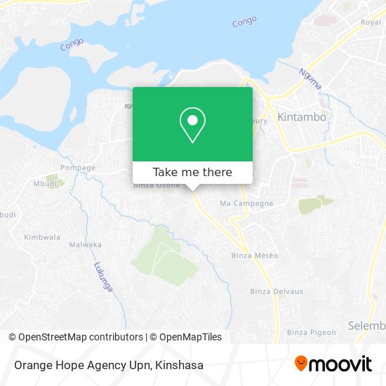 Orange Hope Agency Upn map