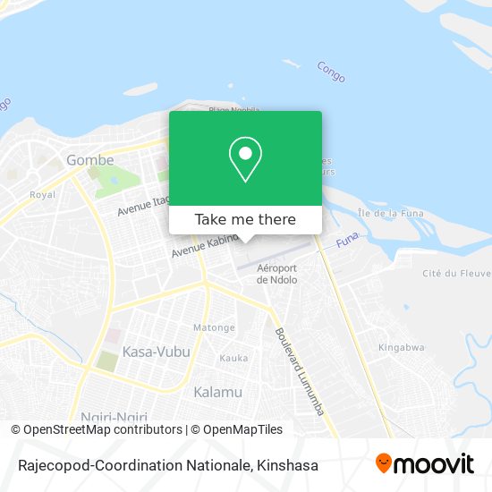 Rajecopod-Coordination Nationale map