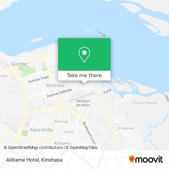 Aldiame Hotel map