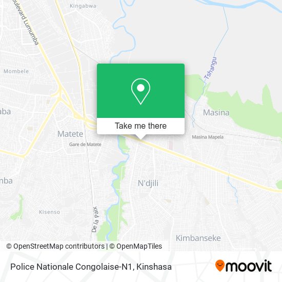 Police Nationale Congolaise-N1 map