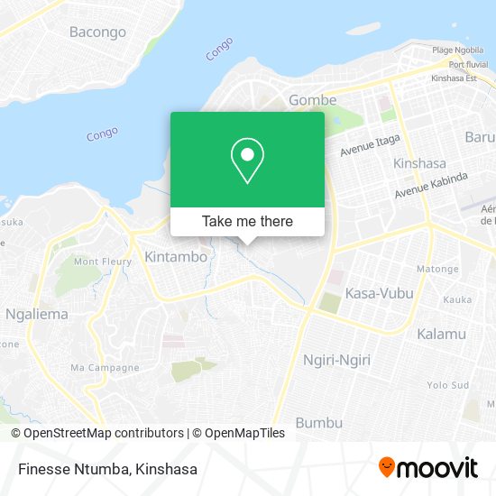 Finesse Ntumba map