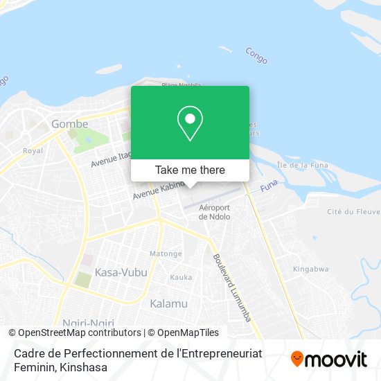 Cadre de Perfectionnement de l'Entrepreneuriat Feminin map