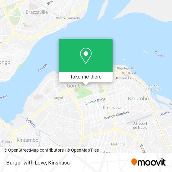 Burger with Love map