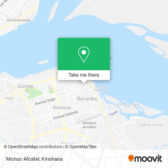 Monuc-Alcatel map