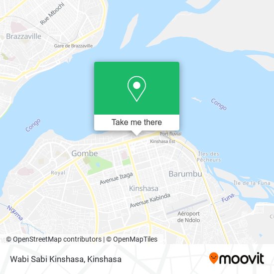 Wabi Sabi Kinshasa map