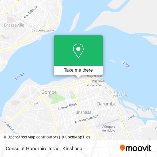 Consulat Honoraire Israel map