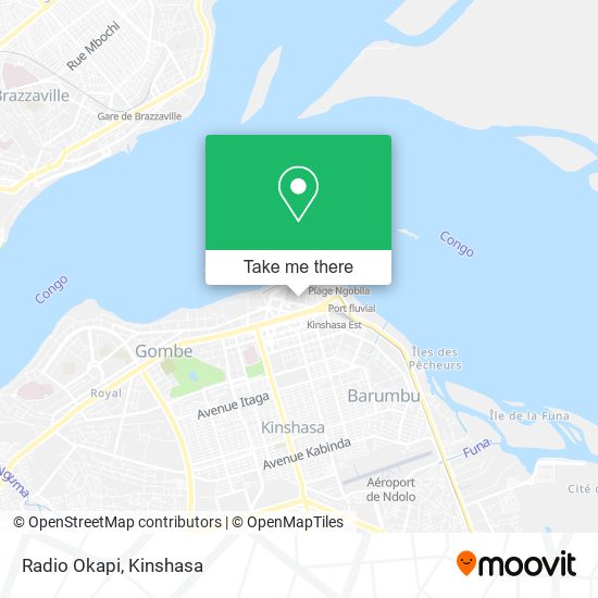 Radio Okapi map