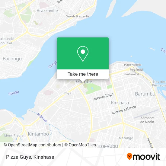 Pizza Guys map