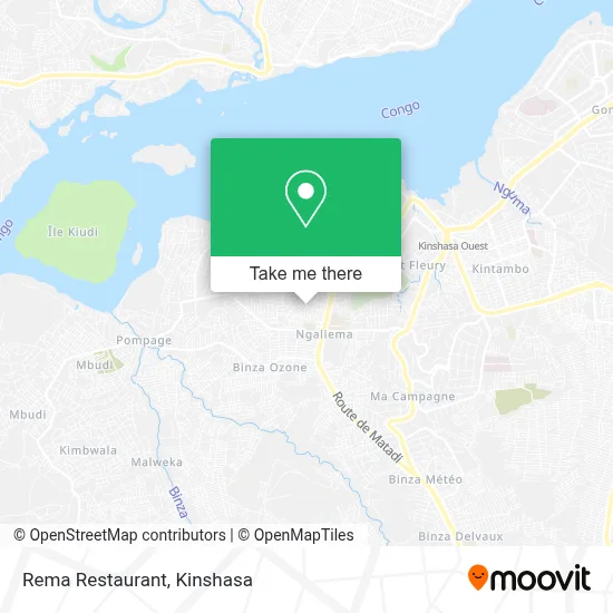 Rema Restaurant map