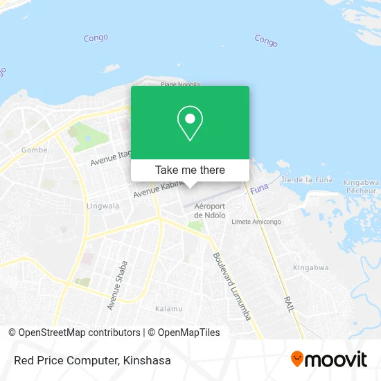 Red Price Computer map