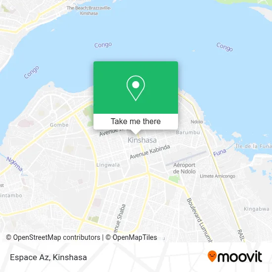 Espace Az map
