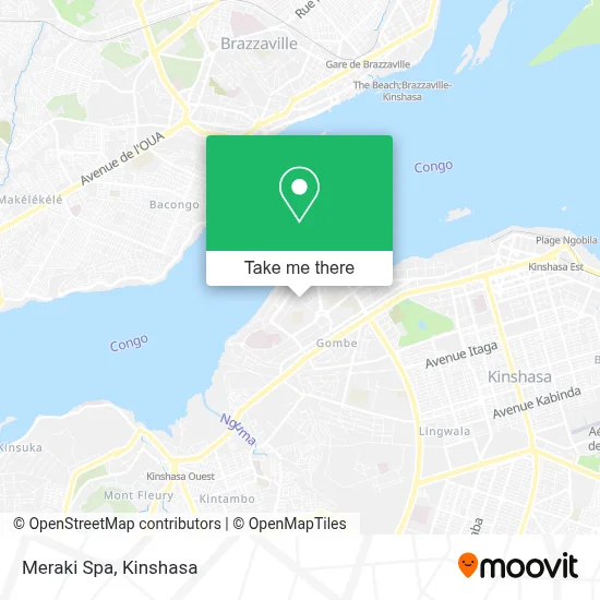 Meraki Spa map
